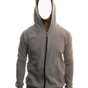 Sudadera gris cafe frente